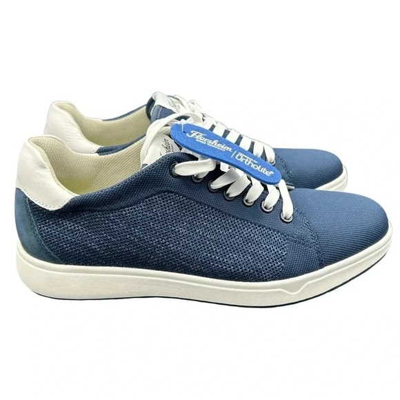 Florsheim Heist Knit Lace to Toe Men’s 10 Medium Smooth Leather Sneakers NWT - Picture 3 of 15